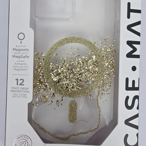 Case-Mate iPhone 15 Plus Case - Karat Gold MagSafe Magnetic Protective Cover - Picture 4 of 5